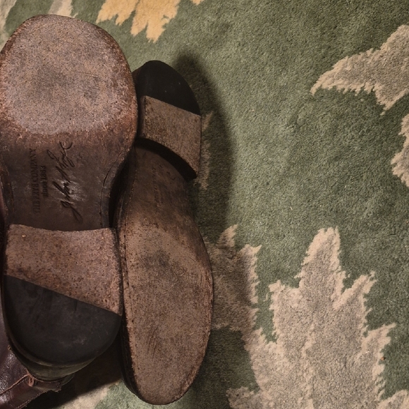 Frye Brown Leather Ankle Boots - Picture 13 of 14